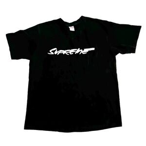 Supreme Futura Logo Tee Black Size Large